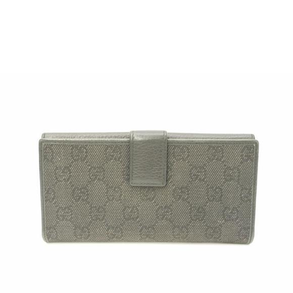 Gucci Interlocking G W Hook Long Wallet Black - Picture 2 of 8